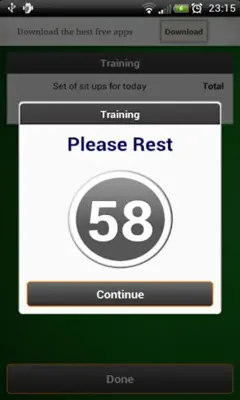 Sit Ups - Fitness Trainer android App screenshot 5