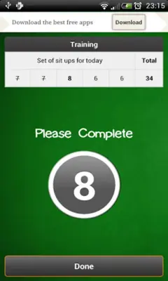 Sit Ups - Fitness Trainer android App screenshot 6